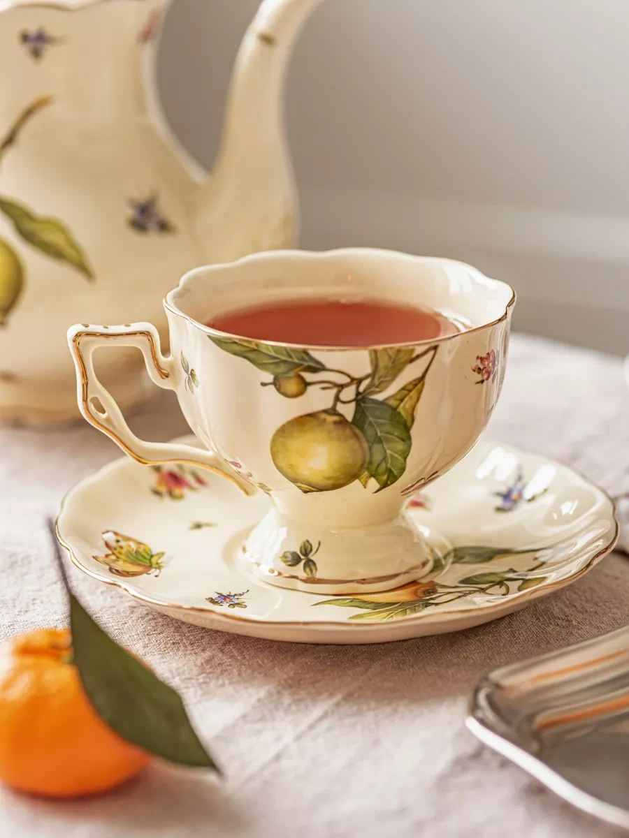 Roomi Seramik Çay Takımı 220 Ml, Fincan Ve Tabak Seti 208177078 Sütlü