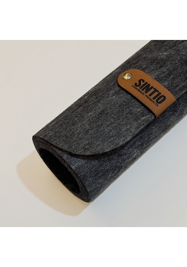 Sintio 50x100 Kaydırmaz Taban İlaveli Keçe Mousepad Antrasit