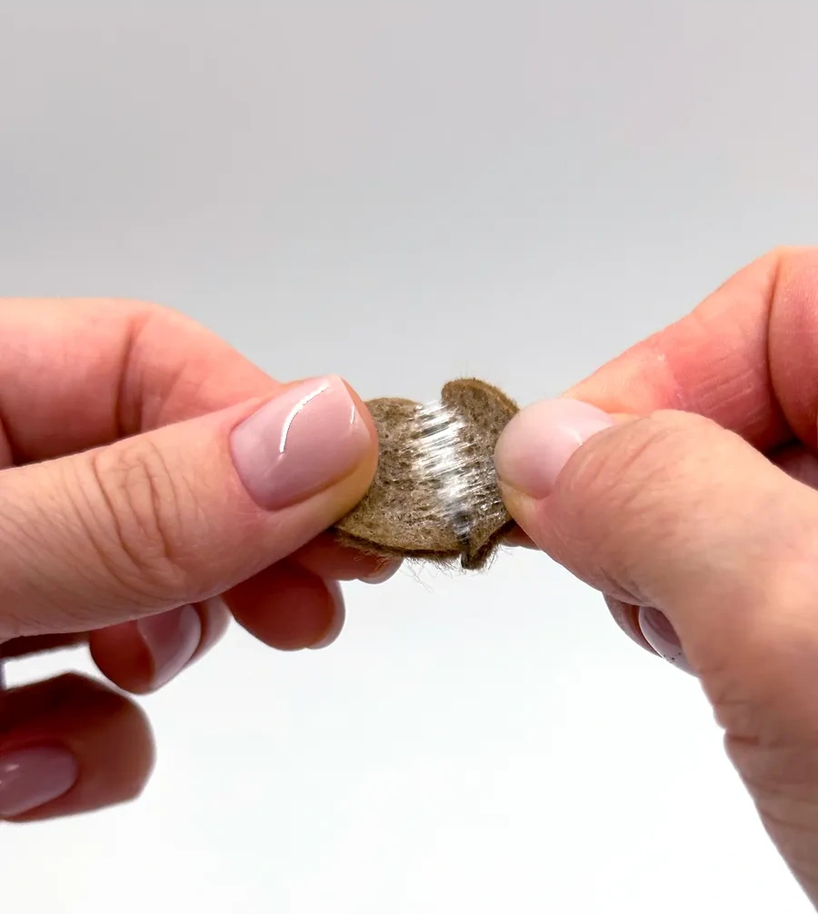 Hey Case Kendinden Yapışkanlı Yuvarlak Sandalye Ayağı Pedleri 92132630 Kahverengi