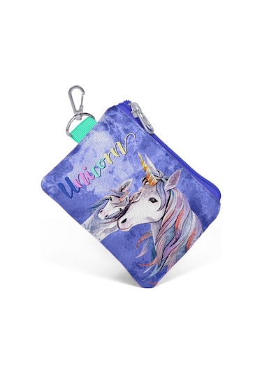 Coral High Lavanta Unicorn Kız Çocuk Bozuk Para Çantası