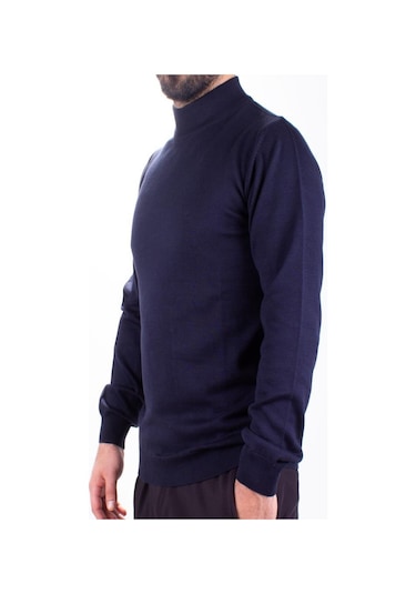 Twister 3624 Lacivert Yarım Balıkçı Erkek Kazak Lacivert