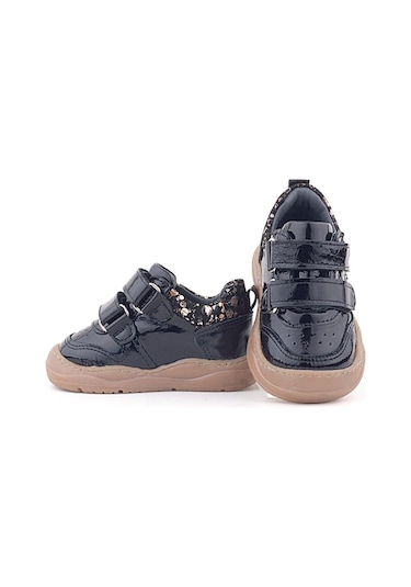 Rakerplus Schaggy Hakiki Deri Siyah Rugan Bebek Spor Ayakkabı Siyah