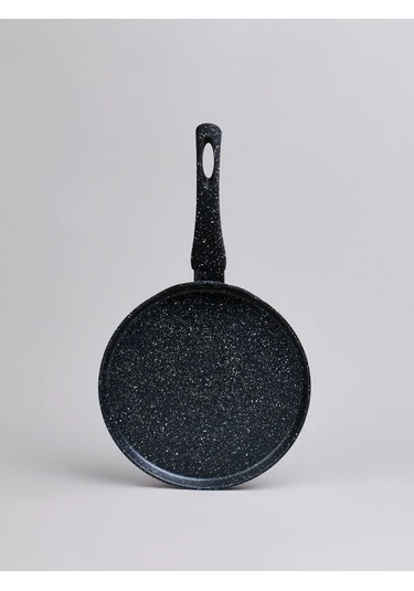 Agness Black Marble 24 Cm Yapışmaz Krep Tavası 327411202 Siyah
