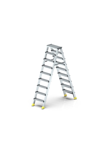 Narvon 9 9 Lüx Çift Çıkışlı Alüminyum Merdiven