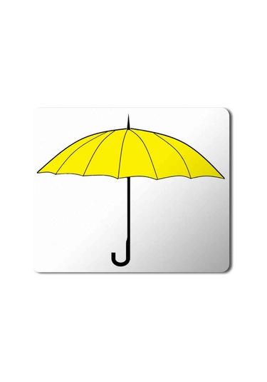 How I Met Your Mother Yellow Umbrella Resim Mouse Pad Mousepad