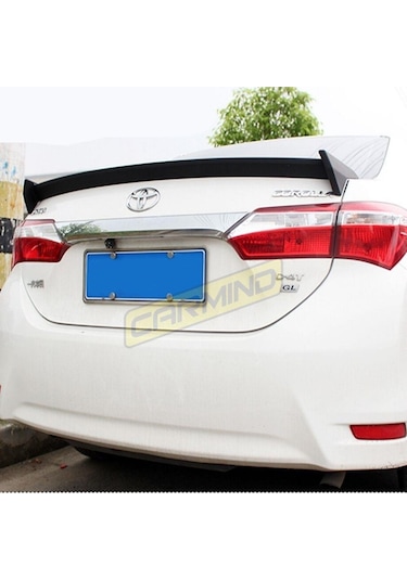 Toyota Corolla Uyumlu Trd Bagaj Üstü Piano Black Spoiler 2013-2018
