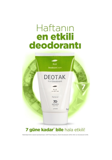 Deotak Krem Deodorant 35ml Plus Çay Ağaçı Yağı 4 Lü Set