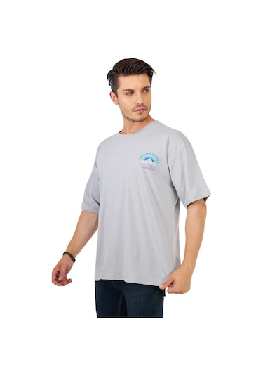 Ghassy Co. Erkek Oversize Sırt Ve Göğüs Baskılı Outdoor Tshirt Be (549329836)
