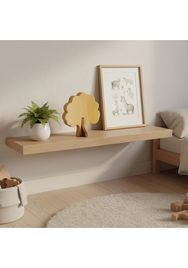 Simdale Wood İsimli Dekoratif Ahşap Meşe Ağacı - Modüler Kaideli