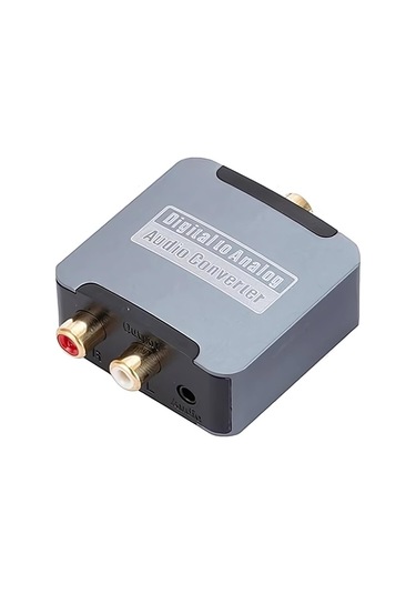 Dijitalden Analog A Ses Dönüştürücü 192khz Dac Optik & Koaksiyel Giriş Rca + 3.5mm Çıkış