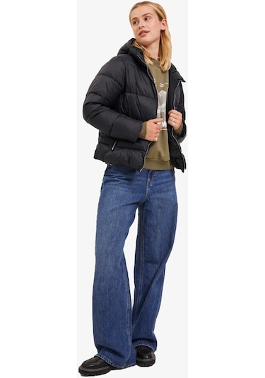 Jjxx Jxbillie Puffer Jacket Otw Sn Kadın Mont 12238268-Siyah