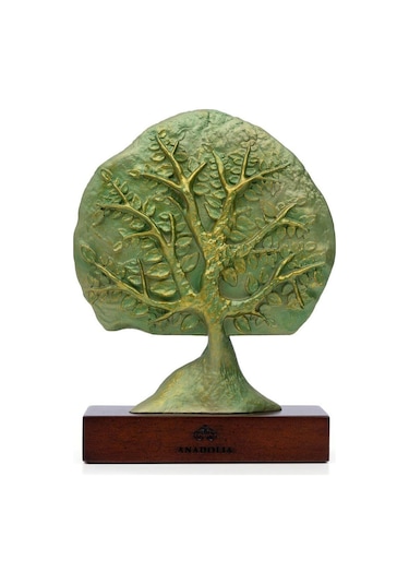 Hayat Ağacı Ahşap Kutulu Dekoratif Obje