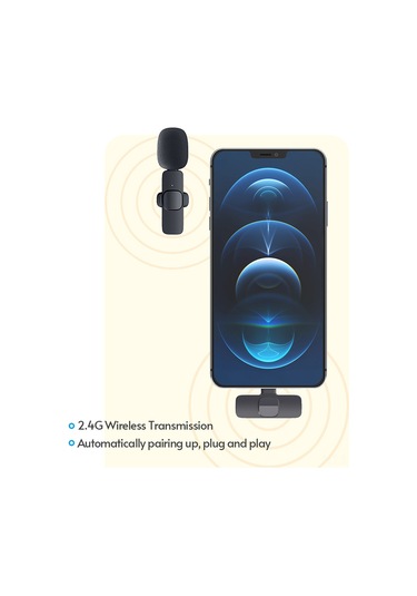 Singree Kablosuz Mini Mikrofon Seti - 20m Menzilli, 5 Saat Çalışma Süresi, Type-c Bağlantılı, Canlı Yayın Ve Kayıtlar İçin