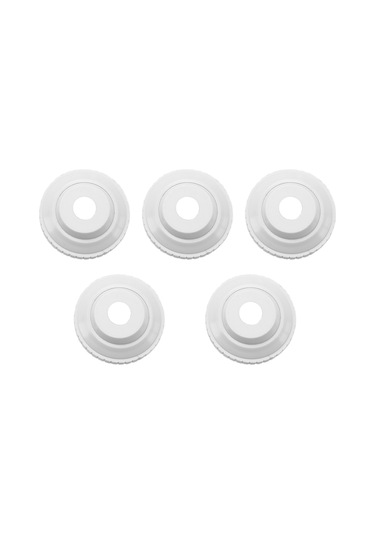 Anjiexun 5 Adet/takım Yüzme Havuzu Havuz Nozulu Nozul Ağızlık Göz Küresi 1,5 İnç Beyaz