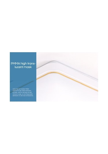 Yifomall Kare Led Tavan Aydınlatması 220v Beyaz, Modern Abs Kasa, Mutfak Balkon Odaları İçin Gümüş