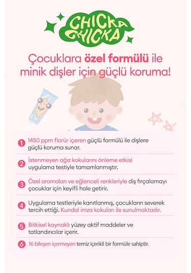 Kundal Chicka Smile Kids Toothpaste Peach