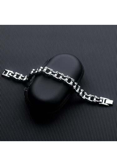 Altın Opk Moda Erkek Bileklik Paslanmaz Çelik Bileklik 20cm