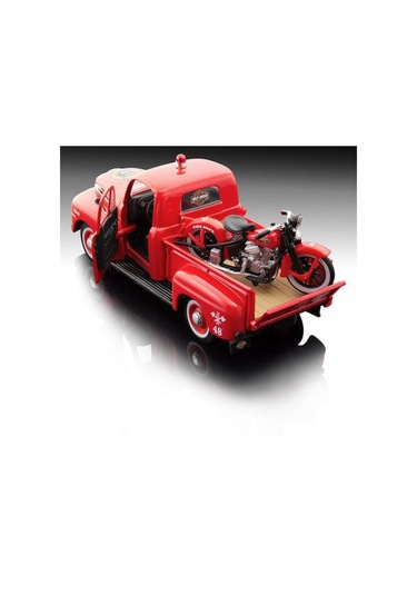Harley Davidson 1:24 Ford F1 Pickup Ve 1936 Knucklehead