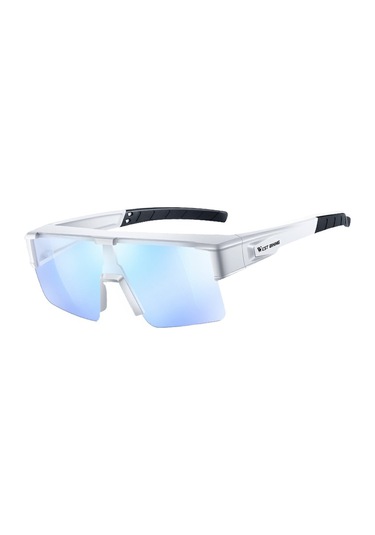 West Bıkıng Yp0703150 Erkekler Kadınlar İçin Polarize Spor Güneş Gözlüğü Pc Çerçeveli Bisiklet Güneş Gözlüğü - Beyaz