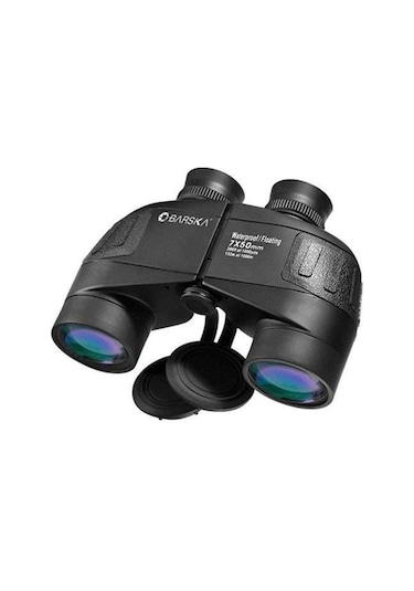 Barska Battalion 7x50 Mesafe Ölçerli Wp If Su Geçirmez El Dürbünü Siyah