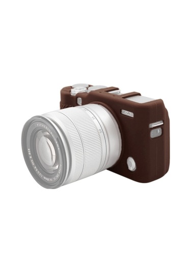 Puluz Soft Silicone Protective Case For Fujıfılm X-a3 / X-a10 Coffee