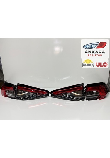 Toyota Corolla 2019-2025 Stop Lambası Sağ - Sol İç Ve Dış Takım  Farba-ulo-4 Stop Ledsiz -