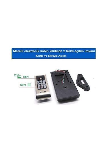 Marelli Yeni Tip Soyunma Dolapları İçin Elektronik Kabin Kilidi Ahşap İçin