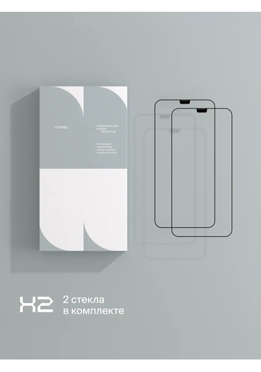 Commo  iPhone Uyumlu 11 Pro, X, Xs İçin Koruyucu Cam 2 Adet 234689788