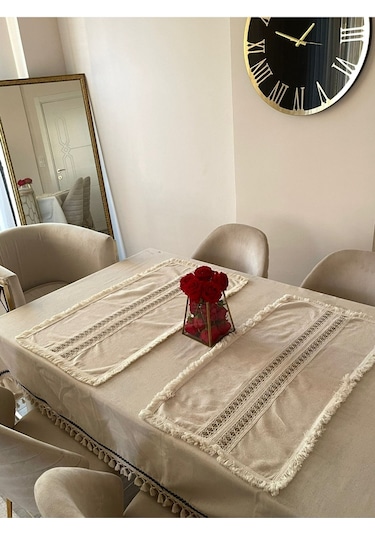 Dnc Home Tekstil Ndchome Ham Keten Krem 2li Vintage Runner 40 X 80 Krem