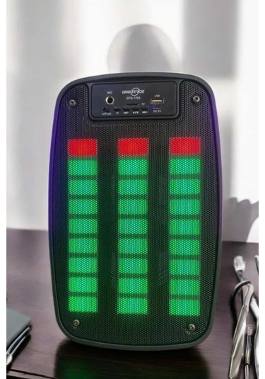 Bluetooth Hoparlör Mikrofonlu Speaker Taşınabilir Şarjlı