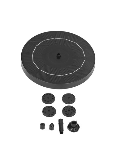 Hangfox Güneş Enerjili Sünger Makyası - 2.5w 7v Abs Malzeme, Tıkanma Engelleme Filtre, Çeşitli Başlıklı, Havuz Ve Bahçe Dekorasyonu Model 675