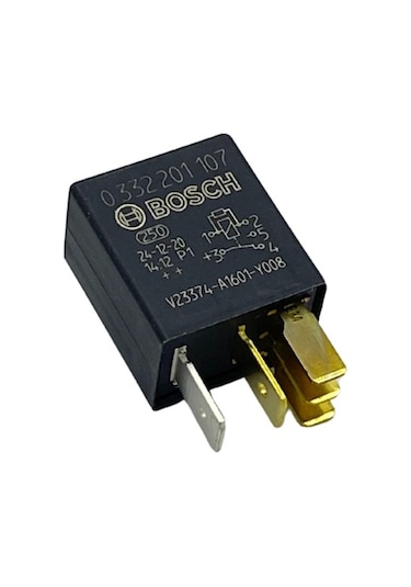 Bosch 5 Uçlu 20 A Mikro Dirençli Çift Platin 87A 12V Röle