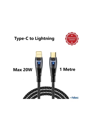 Schitec 6a 20w Type-c To Lightning 1m Hızlı Şarjkablo Mavi Yk255m