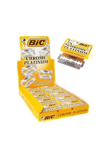 Bic Chrome Platinum Çift Taraflı Tıraş Bıçağı 5 x 20'li