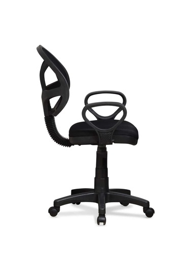 Ev Ve Ofis Çalışma Sandalyesi Bilgisayar Ve Sekreter Koltuğu Bella Model Siyah