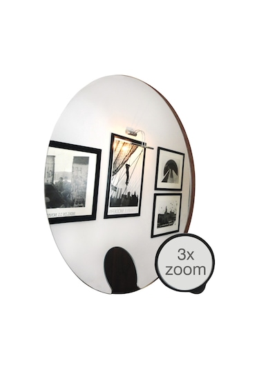 Akis 20 Duvar Aynası Ceviz-siyah Ahşap