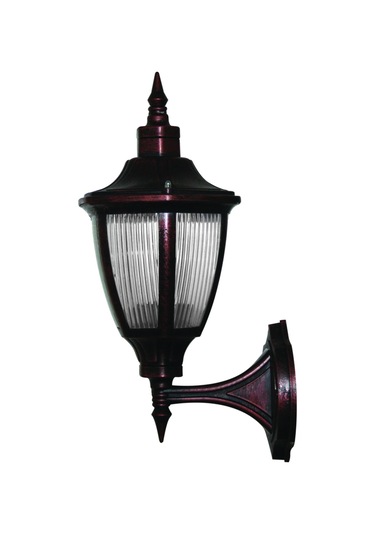 Altıgen Konsollu Fener İç ve Dış Mekan Duvar Aplik Bakır Eskitme