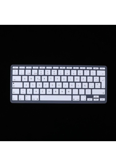 Homyl 11 Inç Macbook Için İspanyolca Fonetik Klavye Beyaz