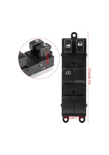 Geeroyoo Tııda 2007-2010 İçin Yeni  Kalite Pencere Yükseltme Ana Anahtarı Oem: 25401-1jy0a Kolay Kurulum Dayanıklı Abs Malzeme