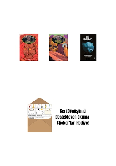 Dunwich Dehşeti + Herbert West: Diriltici + Delilik Dağlarında + Okuma Sticker'ları