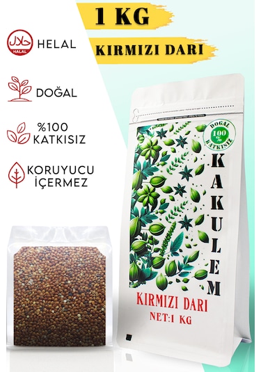 Kakulem Sertifikalı Kırmızı Darı Dal Darı 1 Kg