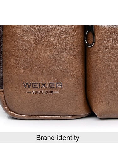 Sones Weıxıer D401 Erkek Büyük Kapasiteli Çapraz Askılı Tek Omuz Çantası Rahat Pu Haberci Çantası Siyah