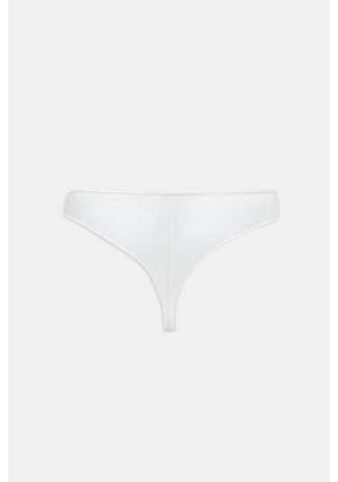 Paris Ekru Dantelli String Külot Ekru