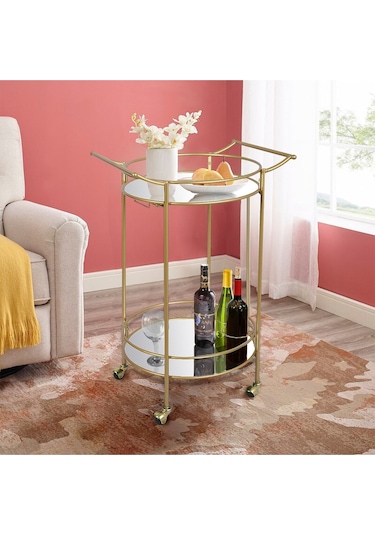 Leala Gold Metal&cam Servis Arabası