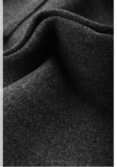 Deepsea Erkek Füme Kaşe Ceket Mont Rahat Kesim Cepli Çıtçıtlı Ceket 2500559 Füme