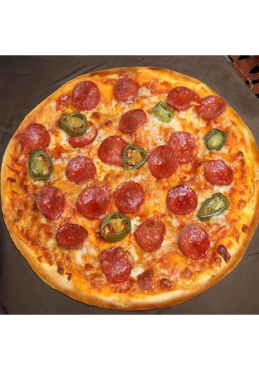 1 Adet Sıcak Ve Rahat Pizza Flanel Battaniye-seyahat Ve Ev Diğer