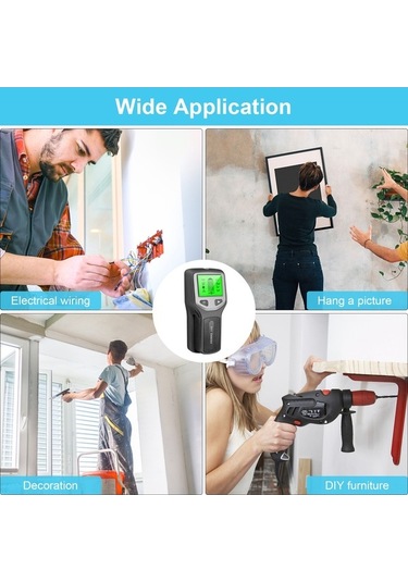 Pazly Profesyonel 5'li Tarayıcı Hlw330 - Dijital Duvar Dedektörü, Metal, Ahşap Ve Kablo Tespiti