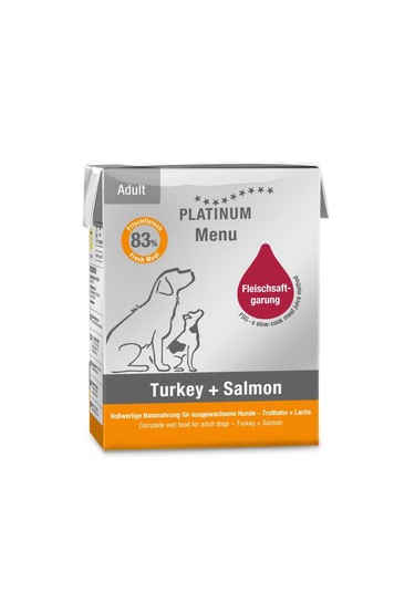 Platinum Hindili Ve Somonlu Köpek Yaş Maması 375 Gr