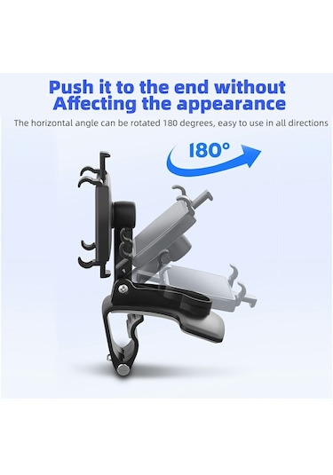 Butu Cep Telefonu Gps Navigasyon İçin 360 Derece Araba Kontrol Paneli Tutucu Montaj Braketi