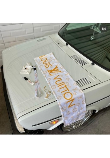 Leouis Set Torpido Havlusu Vites Polari Asma Süs Anahtarlik Ayna Susu Set